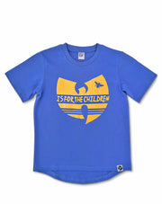 Wu-tang is for the children baby kids tee in blue for boys and girls 