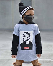 toddler boys rapper tee kendrick lamar be humble in grey