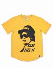 Rapper nwa eazy e baby hip hop tee in yellow