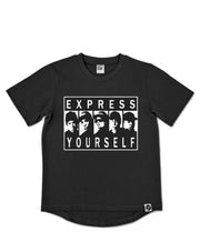 Baby nwa express yourself hip hop tee in black