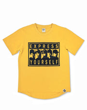 Baby NWA tee in yellow gangsta kids clothes