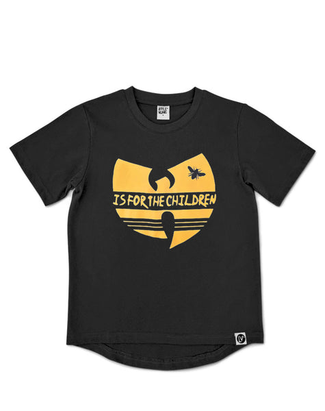 Kids Wu-Tang is for the Children Rap Hip Hop T-Shirt Black